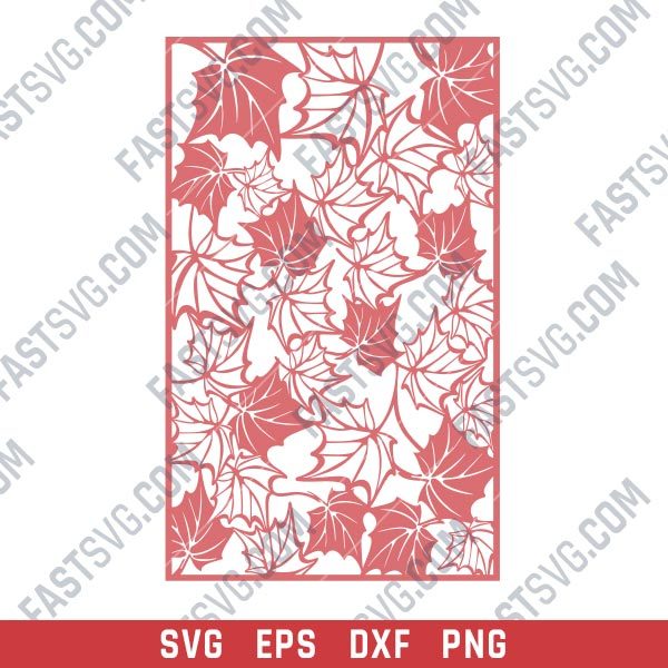 Leaf pattern decorative - SVG DXF EPS PNG