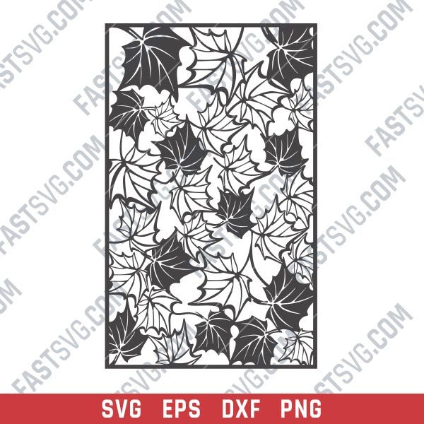 Leaf pattern decorative - SVG DXF EPS PNG