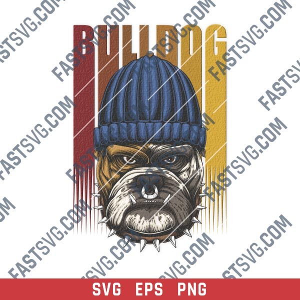 Bulldog vector design