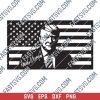 Signature TRUMP vector files - SVG DXF EPS PNG