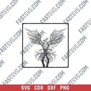 Phoenix DXF File for CNC Cutting